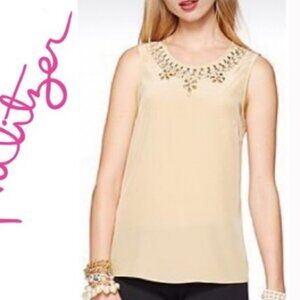 Lilly Pulitzer Havana silk top